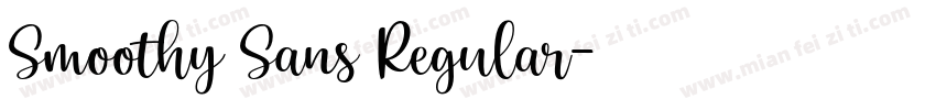 Smoothy Sans Regular字体转换